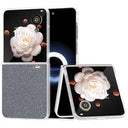 Honor Magic V Flip Rhinestone Tekstur Hybrid Cover - grå