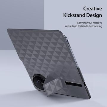 Honor Magic V3 Dux Ducis Fitt Magnetisk Flip Cover - Grå