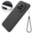 Honor Magic6 Liquid Silikone Cover med Strop - Sort