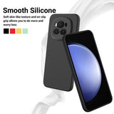 Honor Magic6 Liquid Silikone Cover med Strop - Sort
