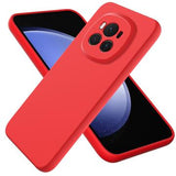 Honor Magic6 Liquid Silikone Cover med Strop - Rød
