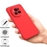 Honor Magic6 Liquid Silikone Cover med Strop - Rød