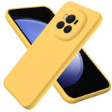 Honor Magic6 Liquid Silikone Cover med Strop - Gul