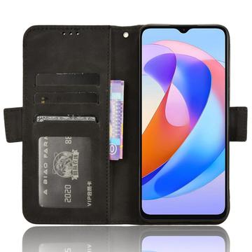 Honor Magic6 Lite/X9b Pung Cover med Kortholder - Sort