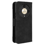 Honor Magic6 Lite/X9b Pung Cover med Kortholder - Sort