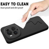 Honor Magic6 Pro Liquid Silikone Cover med Strop - Sort