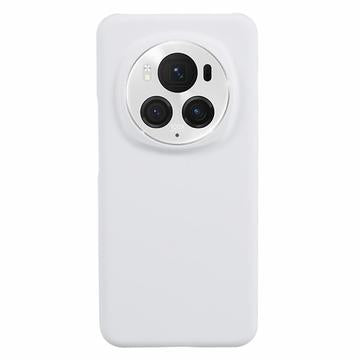Honor Magic6 Pro Gummibelagt Plastik Cover - Hvid