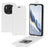 Honor Magic6 Pro Vertikal Flip Taske med Kortholder - Hvid