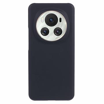 Honor Magic6 Gummibelagt Plastik Cover - Sort