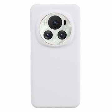 Honor Magic6 Gummibelagt Plastik Cover - Hvid