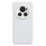 Honor Magic6 Gummibelagt Plastik Cover - Hvid