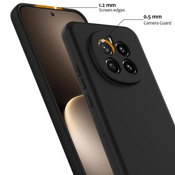 Honor Magic7 Liquid Silikone Cover - MagSafe Kompatibel (Open Box - Bulk Tilfredsstillelse) - Sort