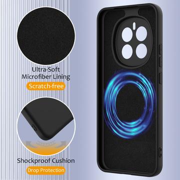 Honor Magic7 Liquid Silikone Cover - MagSafe Kompatibel (Open Box - Bulk Tilfredsstillelse) - Sort