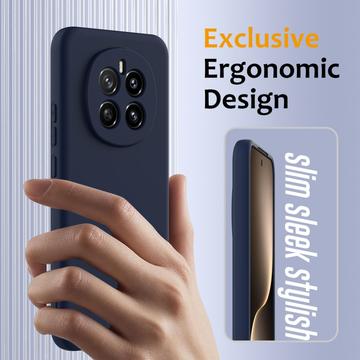 Honor Magic7 Liquid Silikone Cover - MagSafe Kompatibel - Mørkeblå