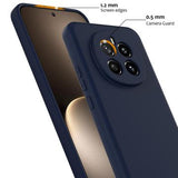 Honor Magic7 Liquid Silikone Cover - MagSafe Kompatibel - Mørkeblå