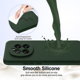 Honor Magic7 Liquid Silikone Cover - MagSafe Kompatibel - Mørkegrøn