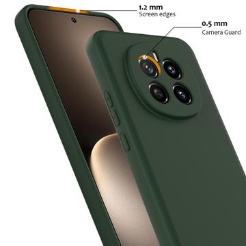 Honor Magic7 Liquid Silikone Cover - MagSafe Kompatibel - Mørkegrøn