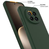 Honor Magic7 Liquid Silikone Cover - MagSafe Kompatibel - Mørkegrøn