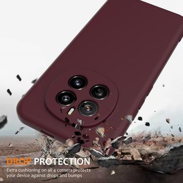 Honor Magic7 Liquid Silikone Cover - MagSafe Kompatibel - Vinrød