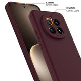 Honor Magic7 Liquid Silikone Cover - MagSafe Kompatibel - Vinrød