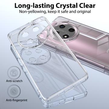 Honor Magic7 Lite Ridsefast Hybrid Cover - Gennemsigtig