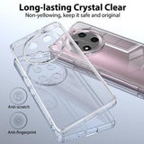 Honor Magic7 Lite Ridsefast Hybrid Cover - Gennemsigtig