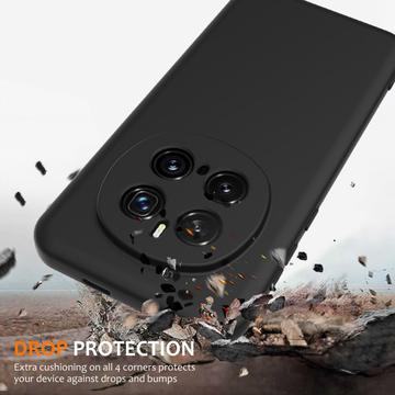 Honor Magic7 Pro Liquid Silikone Cover - MagSafe Kompatibel - Sort