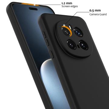 Honor Magic7 Pro Liquid Silikone Cover - MagSafe Kompatibel - Sort