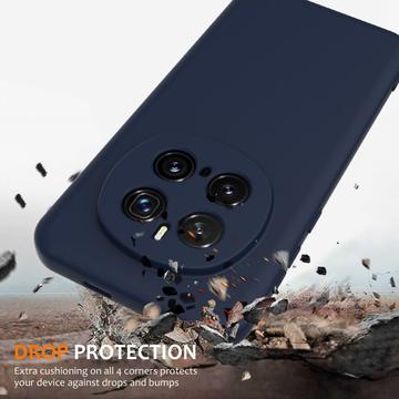 Honor Magic7 Pro Liquid Silikone Cover - MagSafe Kompatibel - Mørkeblå