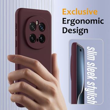 Honor Magic7 Pro Liquid Silikone Cover - MagSafe Kompatibel - Vinrød