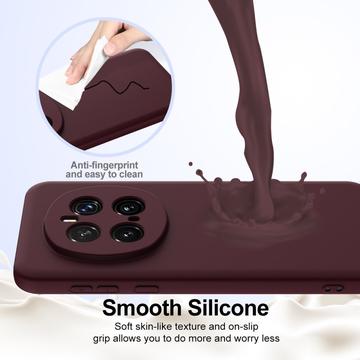 Honor Magic7 Pro Liquid Silikone Cover - MagSafe Kompatibel - Vinrød