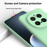 Honor Magic7 Pro Flydende silikone cover med håndrem - grøn