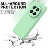 Honor Magic7 Pro Flydende silikone cover med håndrem - grøn