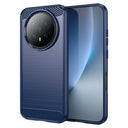 Honor Magic8 Børstet TPU Cover - Karbonfiber - blå