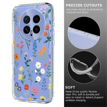 Honor Magic8 TPU-cover med blomstermønster - tusindfryd