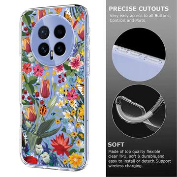 Honor Magic8 TPU-cover med blomstermønster - Liljer