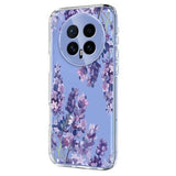 Honor Magic8 TPU-cover med blomstermønster - Blåregn
