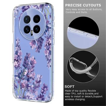 Honor Magic8 TPU-cover med blomstermønster - Blåregn