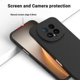 Honor Magic8 Flydende silikone cover med håndrem - sort
