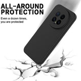Honor Magic8 Flydende silikone cover med håndrem - sort