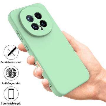 Honor Magic8 Flydende silikone cover med håndrem - grøn