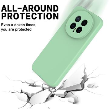 Honor Magic8 Flydende silikone cover med håndrem - grøn