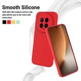 Honor Magic8 Flydende silikone cover med håndrem - rød