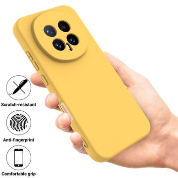 Honor Magic8 Flydende silikone cover med håndrem - gul