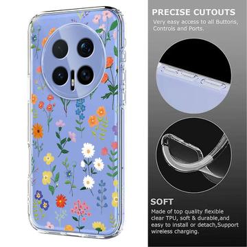 Honor Magic8 Pro TPU-cover med blomstermønster - tusindfryd