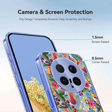 Honor Magic8 Pro TPU-cover med blomstermønster - Liljer