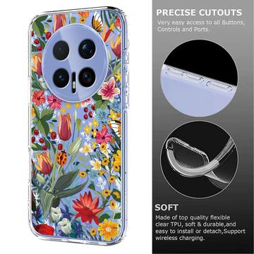 Honor Magic8 Pro TPU-cover med blomstermønster - Liljer