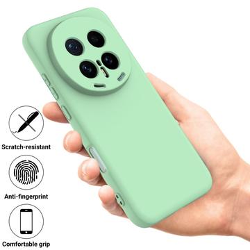 Honor Magic8 Pro Flydende silikone cover med håndrem - grøn