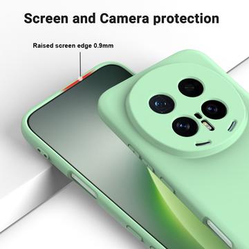 Honor Magic8 Pro Flydende silikone cover med håndrem - grøn