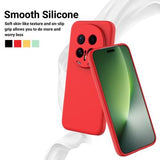 Honor Magic8 Pro Flydende silikone cover med håndrem - rød